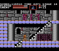 une photo d'Ã©cran de Castlevania sur Nintendo Nes